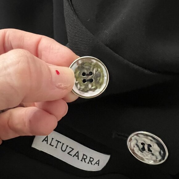 Altuzarra asymmetric cocktail black dress size 42 - Picture 4 of 6